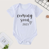 Baby Alphabet Print Newborn White Triangle Bodysuit