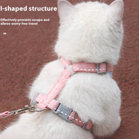 Pet Hand Holding Rope Anti Breaking Loose Cat Rope Out Chest Strap