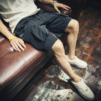 Summer Casual Overalls Pants Men's Loose Fashion Brand Weight-catcher Trendy Thin Pirate Shorts Breeches