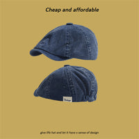 Corduroy Eight-panel Cap Men's Japanese Retro Literary