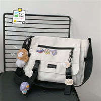 Dark Black Functional Bag Ins Retro Tooling Messenger
