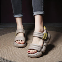 Open Toe All-Match Platform Non-slip Sandals Height Increasing Wedge