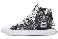 Printed Couple High-top Canvas Shoes