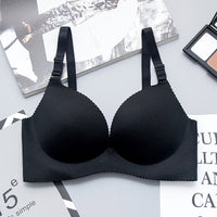 One piece deep v gathered bra