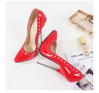 Metal Heel Stiletto High Heels Plus Size Night Club