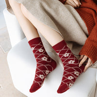 Printing Keep Warm Winter Women Socks