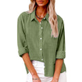 Fashionable Long-sleeve Printed Slim-fit Shirt