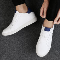 Autumn Flat Heel Height Increasing Insole Lace-up Casual Shoes New Men's Sports