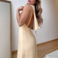 New Summer Solid Color Loose Trousers Jumpsuit For Women