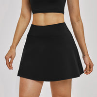 Athletic A-line Skirt With Anti-Exposure Design