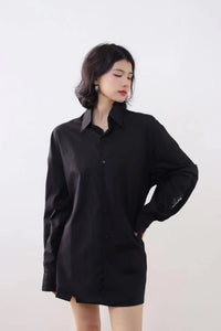 Vintage Rose Embroidered Shirt Coat Women's Casual Long-sleeved Top
