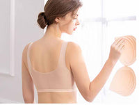 Simplicity Women's Ultra-thin Latex Mesh Sleep Bra