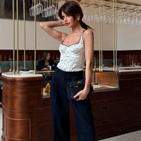Fashionable And Sexy Polka-dot Camisole For Women