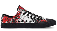 Fashion Printed Couple High Top Canvas Shoes