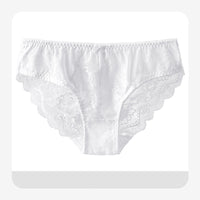 Women's Breathable Mesh Lace Triangle Mid-Rise Shorts