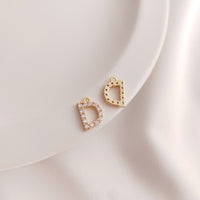 26 English Letter Pendant Earrings Necklace Bracelet Accessories