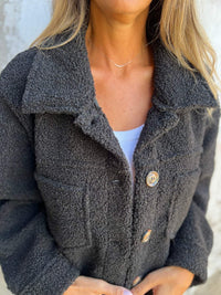 FallWinter Lapel Single Breasted Lambswool Coat