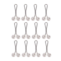 Ladies U-Stitch Pearl Clip Scarf Accessories
