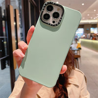 Macaron Solid Color Mobile Phone Case Liquid Skin Feel