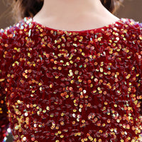 Girls Comfort Sleeve Long Sleeve Starry Sky Dress