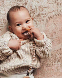 New Baby Wool Sweater With Thick Needles For Outing