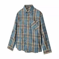 Plaid Shirt For Women Spring And Autumn