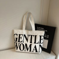Tyvek Casual Cool Letter Printing Large Capacity Totes