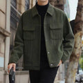 Corduroy Coat Men's Spring And Autumn Korean Fashion