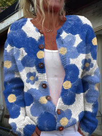 Autumn And Winter Popular Loose 3D Printed Sweater