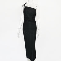 New European And American-style Strappy Bandeau Split Wrap Skirt