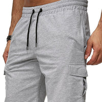 Casual Men's Sports Overalls Multi-pocket Shorts