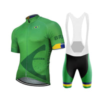 Summer Brazil Team Cycling Jersey Men's Tracksuit