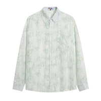Butterfly Loose Long Sleeve Shirt For Men