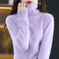 Pullover Short Mink Wool Knitted Sweater Bottoming Shirt