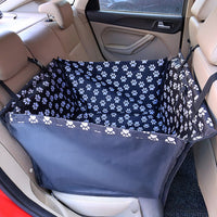 Rear Printed Double Layer Waterproof Pet Car Mat Pet Cat Dog Protection Pet Hanging Basket