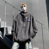 Hooded Sweater Men's Spring American Preppy Style Coat