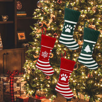 Christmas Cat And Dog Socks Gift Bag