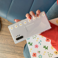 Daisy transparent mobile phone case