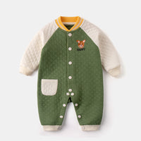 Baby one-piece spring and autumn air cotton one-piece