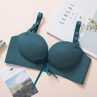 No trace no steel ring bra