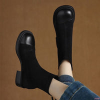 Korean-style Versatile Sock Boots Casual Stretchy Slim-fit