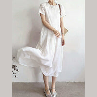 Plus-size Loose-fitting Breathable Sleeveless Dress