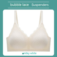 Bubble Lace Strap Latex One-piece Seamless Underwear For Women