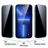 Peep-proof Double-sided Magnetic Glass Phone Case