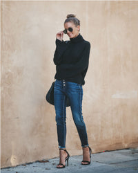 Ripped washed sexy denim pants