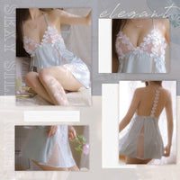 Women's Water Soluble Floral Sling Nightdress