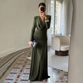 Women's Fashion Solid Color Sheath Dress