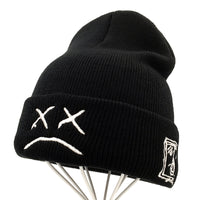 Embroidered knitted hat