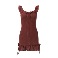 Women's Stylish And Elegant Lace-Up Slip Dress