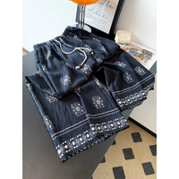 Bohemian-style Linen Wide-leg Pants For Women Perfect For Summer